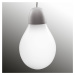 EGG Plum - LED závěsné světlo se stínidlem Bohemia