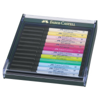 Faber-Castell Faber-Castell, 267420, PITT artist pen, brush popisovače, pastelové odstíny, 12 ks