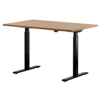 Topstar Psací stůl s elektrickým přestavováním výšky, š x h 1200 x 800 mm, deska bukový dekor, p