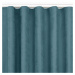 HOMEDE Závěs MILANA klasická transparentní vlnovka 7 cm modrý