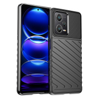 Thunder Case pouzdro pro Xiaomi Redmi Note 12 Pro+ silikonové pancéřové pouzdro černé