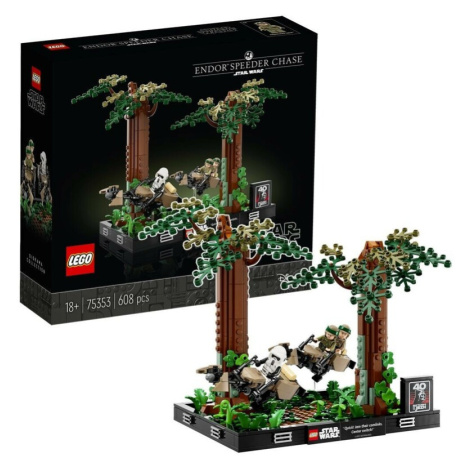 LEGO - Star Wars 75353 Honička spídrů na planetě Endor – diorama
