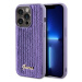 Pouzdro Guess Sequin Script Logo zadní kryt Apple iPhone 15 PRO MAX Purple