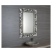 Sapho SCULE zrcadlo ve vyřezávaném rámu 70x100cm, stříbrná