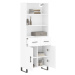 vidaXL Skříň highboard bílá 69,5 x 34 x 180 cm kompozitní dřevo