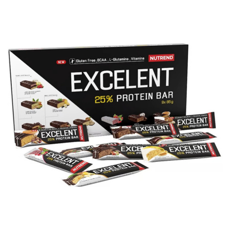 NUTREND Excelent protein bar 9 x 85 g dárkové balení