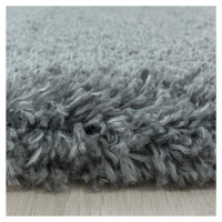Ayyildiz koberce Kusový koberec Fluffy Shaggy 3500 light grey kruh Rozměry koberců: 160x160 (prů
