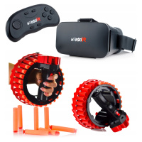 Brýle Vr 360 Stupňů+gamepad+pistole Pěnová Puška Automatická