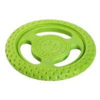 Hračka pes frisbee mini plovoucí z TPR zelená Kiwi