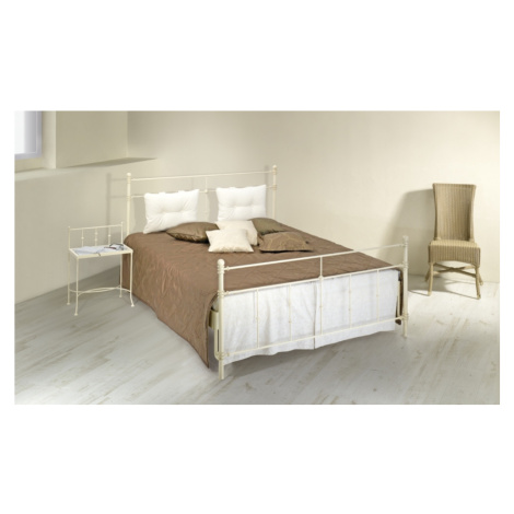 Kovová postel Amalfi Rozměr: 140x200 cm, barva kovu: 1A hnědá zlatá pat.