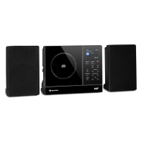 Auna Connect Vertical, internetové rádio, 2x 5 W RMS, CD, IR / FM / DAB+, Spotify, BT, černé