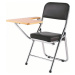 Tempo Kondela Židle s deskou na psaní TEKER - černá/přírodní + kupón KONDELA10 na okamžitou slev