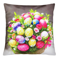 Velikonoční polštář EASTER IX. 40x40 cm  Mybesthome Varianta: Povlak na polštář s výplní, 40x40 