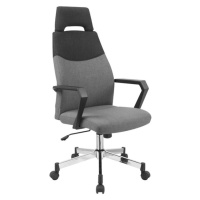 Kancelářská židle Olaf šedá/černá