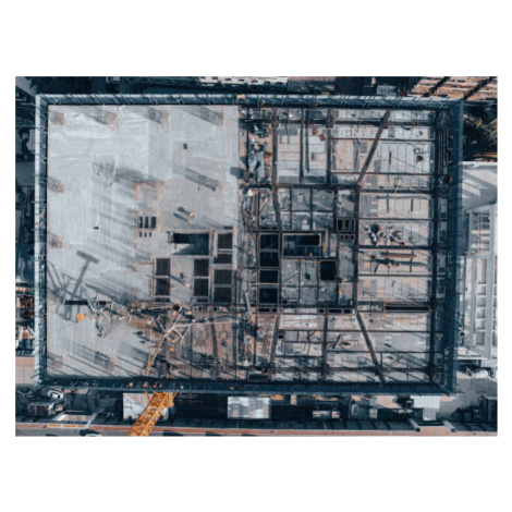 Fotografie directly above view of construction site, Liyao Xie, 40x30 cm