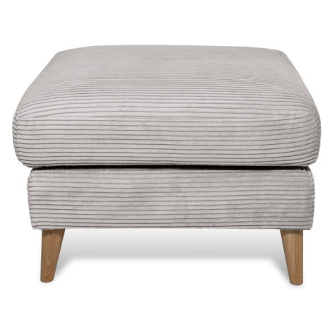 Světle šedá manšestrová podnožka Paris – Scandic