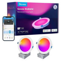 Govee podhledové LED světlo RGBWW Smart, 2ks bílé