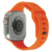 Mobile Origin Strap Hot Orange Apple Watch 49mm/45mm/44mm/42mm AWS-01-ORG Oranžová