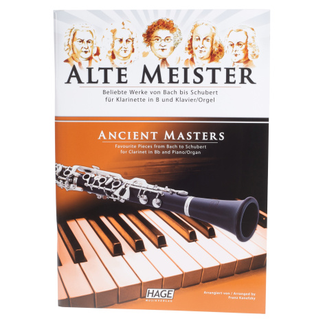 MS Ancient masters for clarinet in Bb and piano/organ