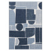 Tmavě modrý venkovní koberec Universal Azul, 80 x 150 cm