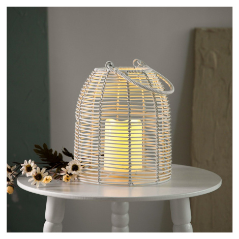 Zahradní lucerna | MODERN HAMPTONS | s LED svíčkou | 19x21,5 cm | 741975 HOMLA