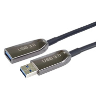 PremiumCord USB 3.0 prodlužovací optický AOC kabel A/Male - A/Female 30m