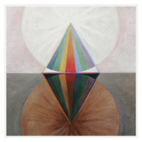 Obrazová reprodukce The Swan No.12 (Rainbow Abstract) - Hilma af Klint, (40 x 40 cm)