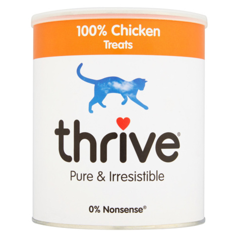 Thrive! Lyofilizované snacky pro kočky Maxi Tube kuřecí - 3 x 170 g