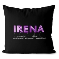 Impar polštář neonový žen. jméno Irena