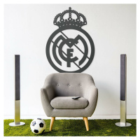 Dřevěná dekorace na zeď - FC Real Madrid