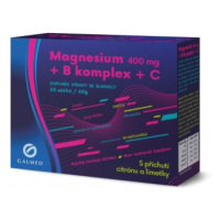 Magnesium 400mg + B komplex + C 30 sáčků Galmed