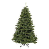 Vánoční stromek Bristlecone včetně kovového stojanu / borovice / 155 cm / PVC/PE / Ø 99 cm / zel