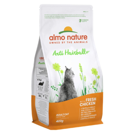 Almo Nature Anti-Hairball - s čerstvým kuřetem 400g Almo Nature Holistic