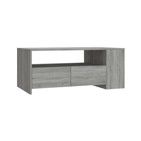 Shumee Konferenční stolek šedý sonoma 102 × 55 × 42 cm kompozitní dřevo