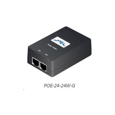 UBNT POE-24-24W-G [Gigabit PoE adaptér, 24V/1A (24W), vč. napájecího kabelu] UBIQUITI