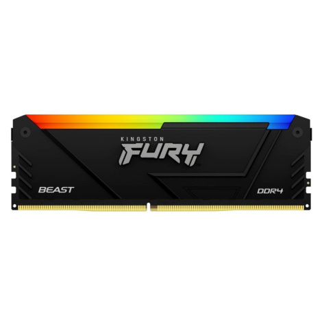 KINGSTON DIMM DDR4 16GB 3600MT/s CL18 FURY Beast RGB, XMP