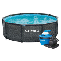 Bazén Marimex Florida 3,66x1,22 m s pískovou filtrací - motiv RATAN