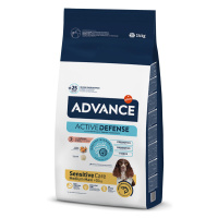 Advance granule, 15 + 3 kg zdarma / 12 + 2 kg zdarma - Sensitive Adult losos a rýže 14 kg