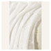Moderní krémová záclona Marisa se stříbrnými průchodkami 250 x 250 cm