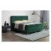 Čalouněná postel Boston 180x200 cm Zelená