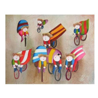 Obraz - Děti na kole