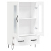 vidaXL Skříň highboard bílá 69,5 x 31 x 115 cm kompozitní dřevo