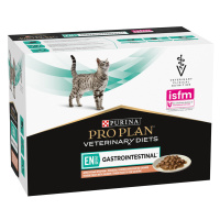 PURINA PRO PLAN Veterinary Diets Feline EN ST/OX Gastrointestinal losos - 10 x 85 g