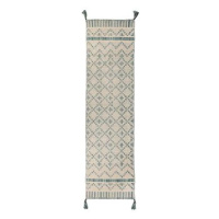 Kusový koberec Leela Ivory/Teal 60×200 cm