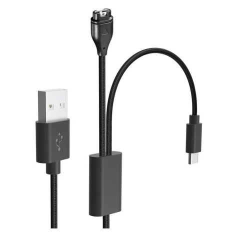Tactical USB Nabíjecí a Datový Kabel 2v1 pro Garmin Fenix 7 + USB-C