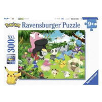 Ravensburger puzzle 132454 Rozdovádění Pokémoni 300 dílků