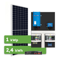 Ecoprodukt Hybrid Victron 1,2kWp 2,4kWh 1-fáz předpřipravený solární systém