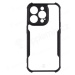 Zadní kryt Tactical Quantum Stealth pro Apple iPhone 15 Pro, transparentní černá