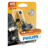 Philips H11 12V 55W PGJ19-2 Vision + 30% 1ks blistr 12362PRB1