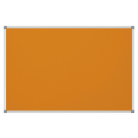 MAUL Nástěnka STANDARD, plstěný potah, oranžová, š x v 1200 x 900 mm
